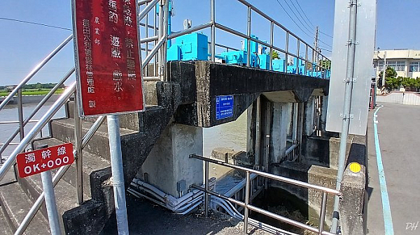 芎蕉工作站，第一制水閘(濁幹線0K)