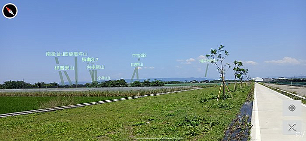 八卦山台地的末端