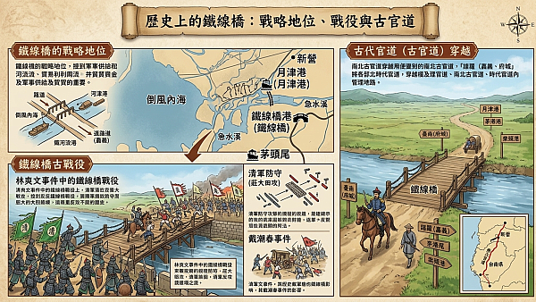 歷史上的鐵線橋，戰略地位與古官道